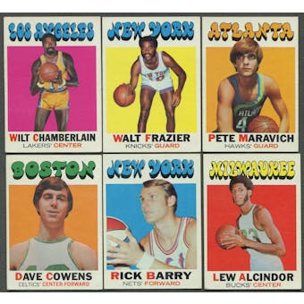 1971/72 Topps Basketball Complete Set (EX)