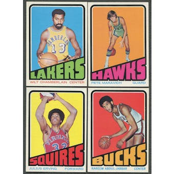 1972/73 Topps Basketball Complete Set (EX)