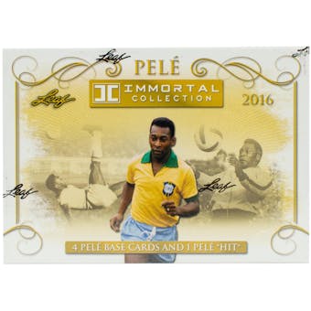 2016 Leaf Pele Immortal Collection Soccer Hobby Box