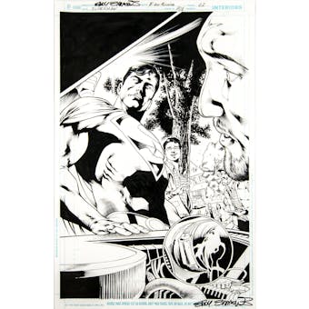 Superman #701 p.2 Eddy Barrows Original Comic Art