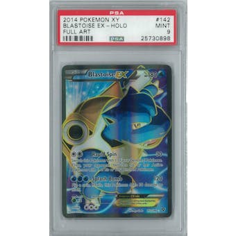 Pokemon XY Blastoise EX 142/146 Single PSA 9