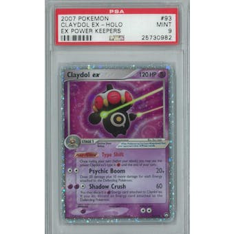 Pokemon EX Power Keepers Claydol ex 93/108 Single PSA 9