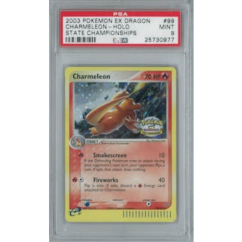Pokemon EX Dragon State Championships Charmeleon 99/97 Single PSA 9