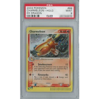 Pokemon EX Dragon Charmeleon 99/97 Single PSA 9