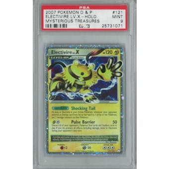 Pokemon Mysterious Treasures Electivire Lv. X 121/123 Single PSA 9