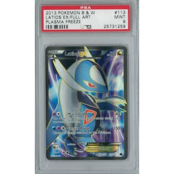 Pokemon Plasma Freeze Latios EX 113/116 Single PSA 9