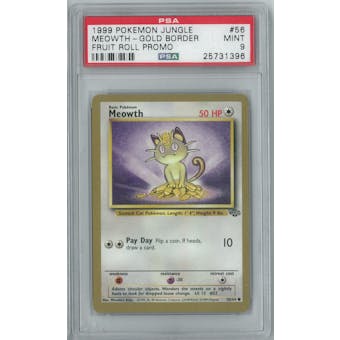 Pokemon Promo Meoth 56/64 Gold Border Single PSA 9