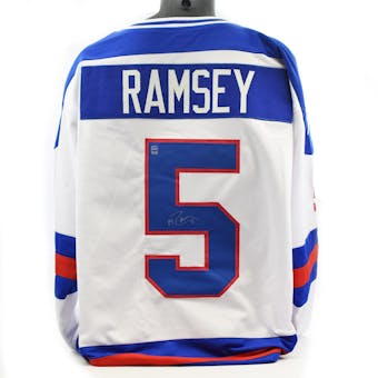 Mike Ramsey Autographed USA Miracle on Ice White Jersey (DACW COA)