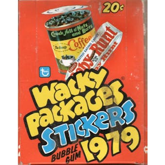 Wacky Packages Stickers 1st Series Wax Box (1979 Topps)