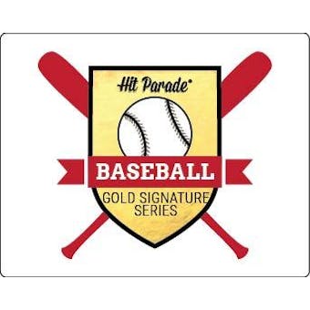 2016 Hit Parade Baseball Gold Signature Edition Box