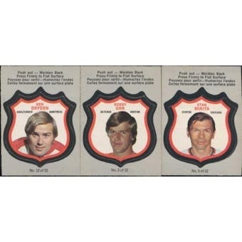 1972/73 O-Pee-Chee Hockey Player Crests Complete Set (EX-MT condition)