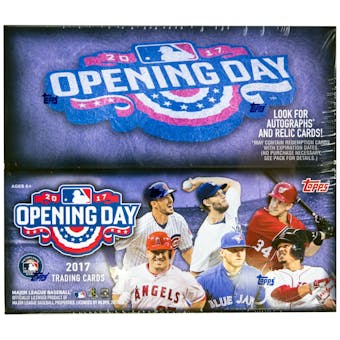 2017 Topps Opening Day Baseball Hobby Box