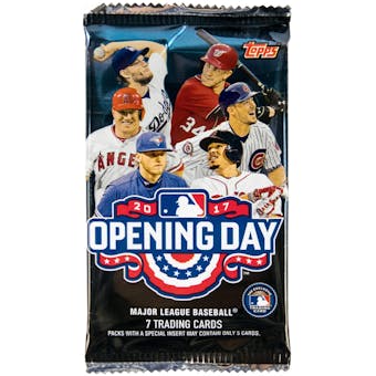 2017 Topps Opening Day Baseball Hobby Pack