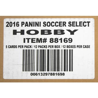 2016/17 Panini Select Soccer Hobby 12-Box Case + 12 FREE 2018 FATHER'S DAY PACKS!