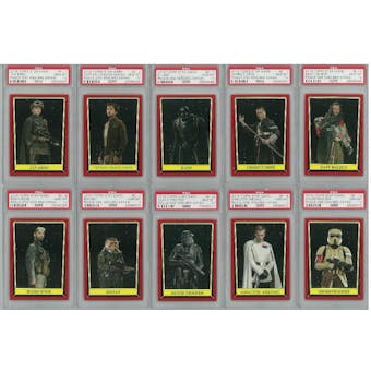 NYCC 2016 Exclusive Star Wars Rogue One: Mission Briefing PSA 10 Graded 10 Card Set