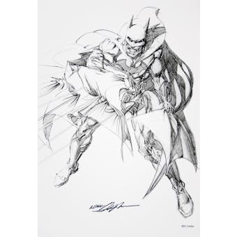 Neal Adams Autographed Batman Sketch Lithograph