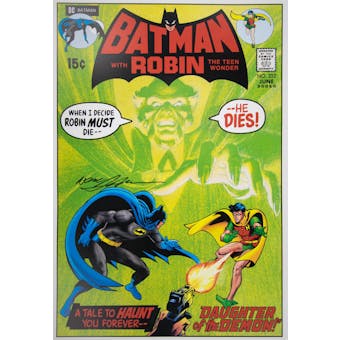 Neal Adams Autographed Batman #232 Lithograph
