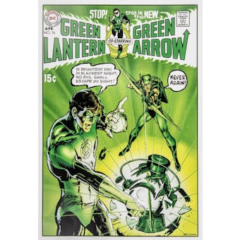 Neal Adams Autographed Green Lantern #76 Lithograph