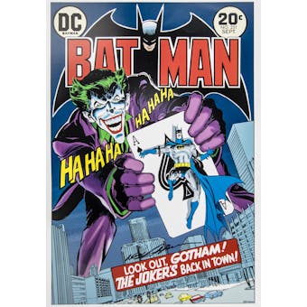Neal Adams Autographed Batman #251 Lithograph