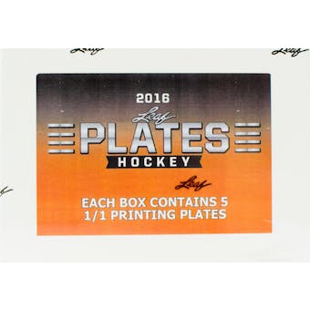 2016/17 Leaf Plates Hockey Hobby Box