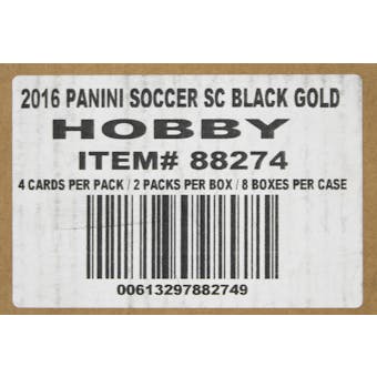2016/17 Panini Black Gold Soccer Hobby 8-Box Case