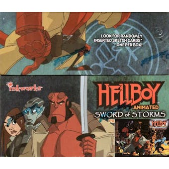 Hellboy Animated Swords of Storms Hobby Box (2006 Inkworks)