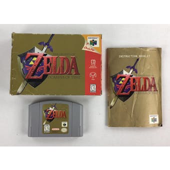 Nintendo 64 (N64) The Legend of Zelda Ocarina of Time Boxed Complete