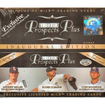 2006 TriStar Prospects Plus Baseball Hobby Box