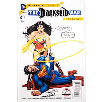 Neal Adams Autographed 11x17 Darkseid War #1 Lithograph