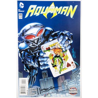 Neal Adams Autographed 11x17 Aquaman #49 Lithograph