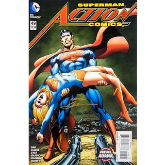Neal Adams Autographed 11x17 Action Comics #49 Lithograph