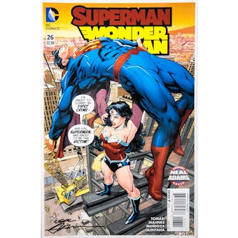 Neal Adams Autographed 11x17 Superman Wonder Woman #26 Lithograph