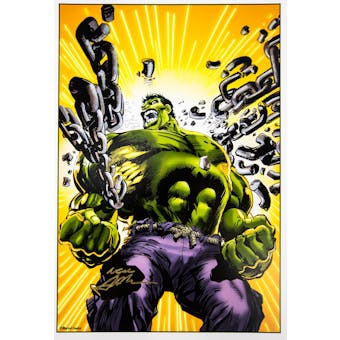 Neal Adams Autographed 11x17 Hulk Lithograph