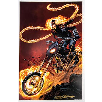 Neal Adams Autographed 11x17 Ghost Rider Lithograph