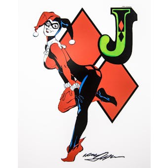 Neal Adams Autographed 11x14 Harley Quinn Lithograph
