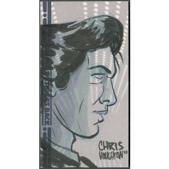 2010 Topps Empire Strikes Back 3D Han Solo Sketch By Chris Houghton