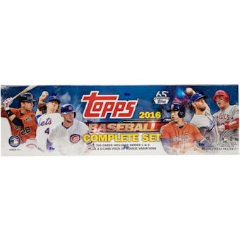2016 Topps Baseball Complete Set Box