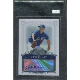 2006 Bowman Sterling Prospects #CK Clayton Kershaw Rookie Auto BGS 9 Raw Card Review