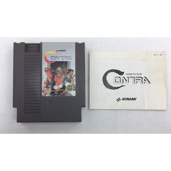 Nintendo (NES) Contra Loose Cart W/ Manual