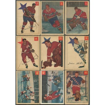 1954/55 Parkhurst Hockey Complete Set (POOR)