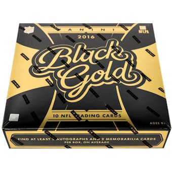 2016 Panini Black Gold Football 8-Box Case- DACW Live 32 Spot Random Team Break #5