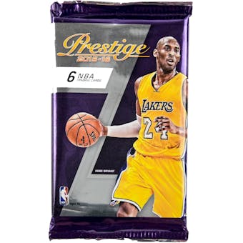 2015/16 Panini Prestige Plus Basketball Hobby Pack (Lot of 10) = 1 Hobby Box