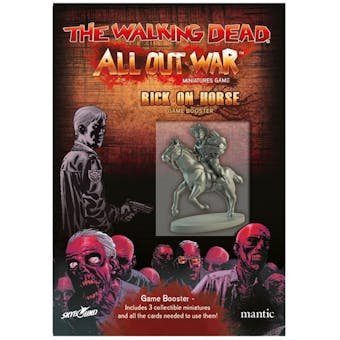 The Walking Dead: All Out War - Rick on Horse Booster (Mantic)