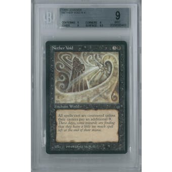 Magic the Gathering Legends Single Nether Void BGS 9 MINT (9, 9, 9, 9.5)