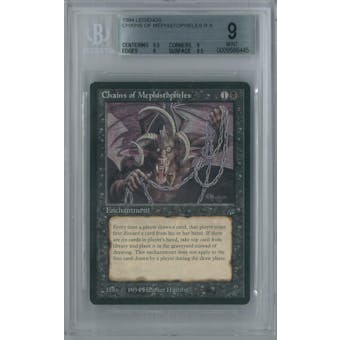 Magic the Gathering Legends Single Chains of Mephistopheles BGS 9 MINT (9.5, 9, 9, 8.5)
