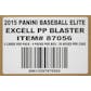2015 Panini Elite Baseball 4-Pack 20-Box Case