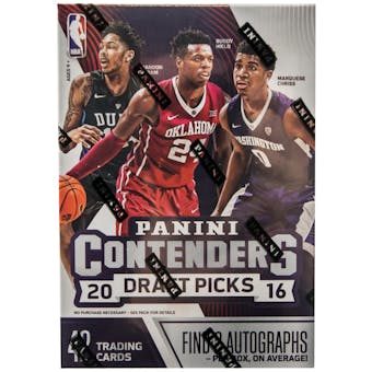 2016/17 Panini Contenders Draft Picks Basketball 7-Pack Box