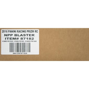2016 Panini Prizm Racing 6-Pack 20-Box Case