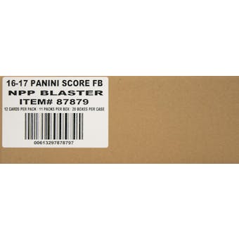 2016 Panini Score Football 11-Pack 20-Box Case