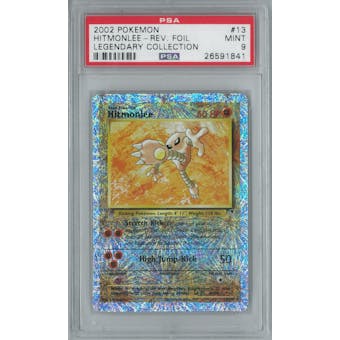 Pokemon Legendary Collection Reverse Foil Hitmonlee 13/110 PSA 9